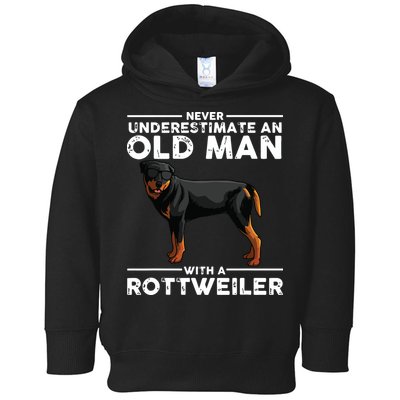 Funny Rottweiler Designs For Men Dad Grandpa Rottie Lovers Toddler Hoodie
