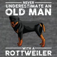 Funny Rottweiler Designs For Men Dad Grandpa Rottie Lovers Backpack