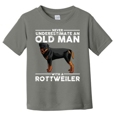 Funny Rottweiler Designs For Men Dad Grandpa Rottie Lovers Toddler T-Shirt