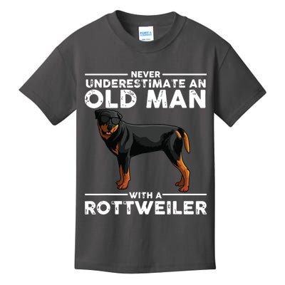 Funny Rottweiler Designs For Men Dad Grandpa Rottie Lovers Kids T-Shirt