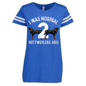 Funny Rottweiler Designs For Men Women Kids Rott Pet Lovers Enza Ladies Jersey Football T-Shirt