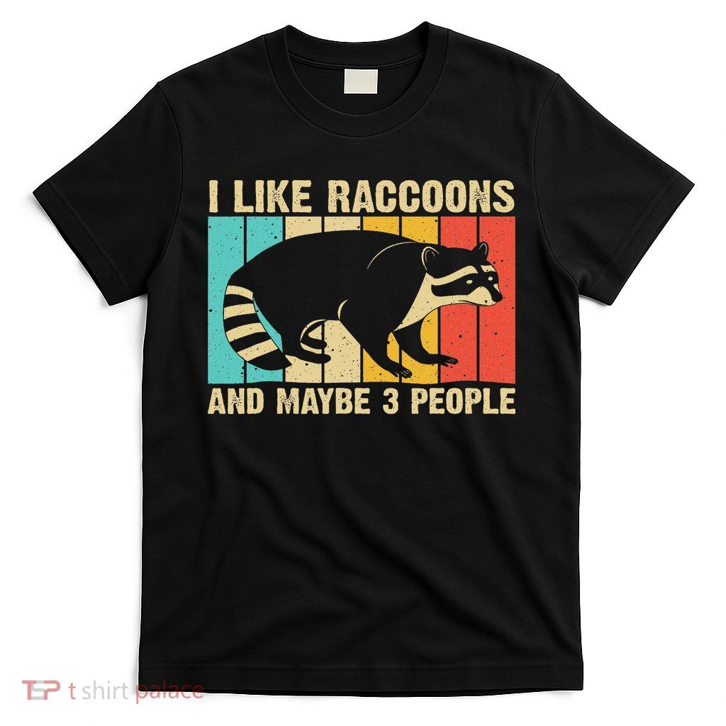 Funny Raccoon Design For Women Raccoon Lover Introvert T-Shirt