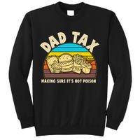Funny Retro Dad Tax Making Sure Its Not Poison Sweatshirt