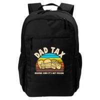 Funny Retro Dad Tax Making Sure Its Not Poison Backpack