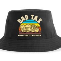 Funny Retro Dad Tax Making Sure Its Not Poison Sustainable Bucket Hat