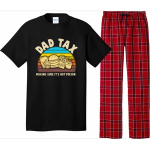 Funny Retro Dad Tax Making Sure Its Not Poison Pajama Set