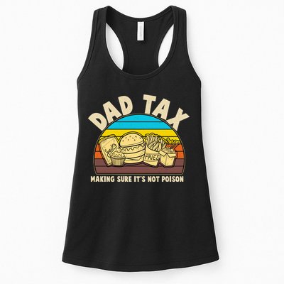 Funny Retro Dad Tax Making Sure Its Not Poison Womens Tank Top