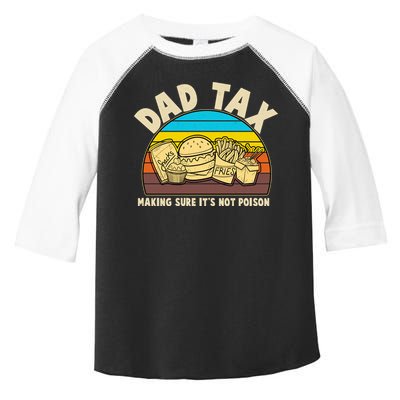 Funny Retro Dad Tax Making Sure Its Not Poison Toddler Fine Jersey T-Shirt
