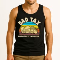 Funny Retro Dad Tax Making Sure Its Not Poison Tank Top