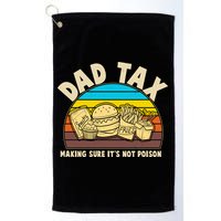 Funny Retro Dad Tax Making Sure Its Not Poison Golf Towel