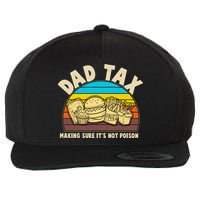 Funny Retro Dad Tax Making Sure Its Not Poison Wool Snapback Cap