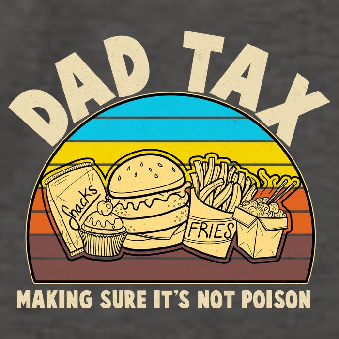 Funny Retro Dad Tax Making Sure Its Not Poison Vector Backpack