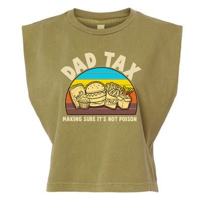Funny Retro Dad Tax Making Sure Its Not Poison Garment-Dyed Women's Muscle Tee