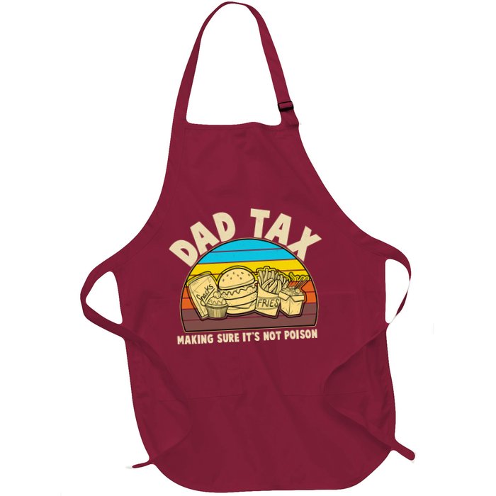 Funny Retro Dad Tax Making Sure Its Not Poison Apron