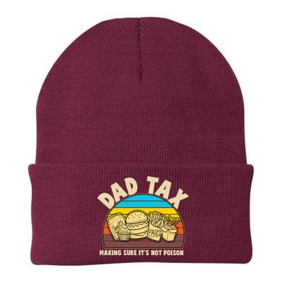 Funny Retro Dad Tax Making Sure Its Not Poison Beanie