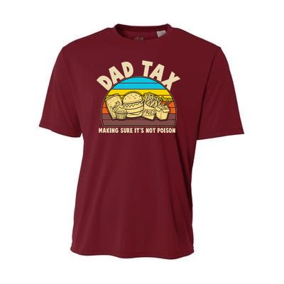 Funny Retro Dad Tax Making Sure Its Not Poison Youth Performance Sprint T-Shirt