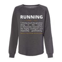 Funny Running Definition Noun Runner Track Field Gift Coach Womens California Wash Sweatshirt