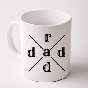 Funny Rad Dad Gift For Fathers Day Retro Style Art Cute Gift Coffee Mug