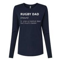 Funny Rugby Dad Perfect Rugby Gift Idea Womens Cotton Relaxed Long Sleeve T-Shirt