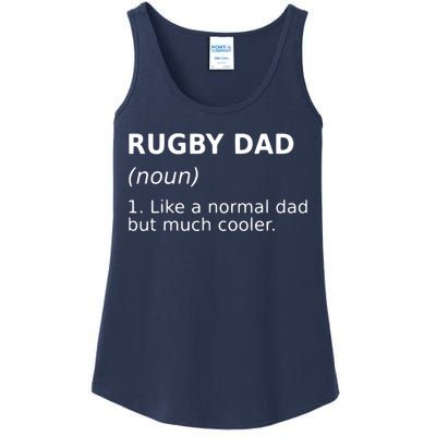 Funny Rugby Dad Perfect Rugby Gift Idea Ladies Essential Tank