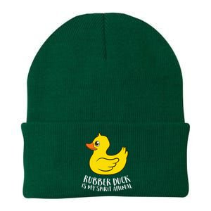 Funny Rubber Duck Spirit Animal Knit Cap Winter Beanie