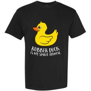 Funny Rubber Duck Spirit Animal Garment-Dyed Heavyweight T-Shirt