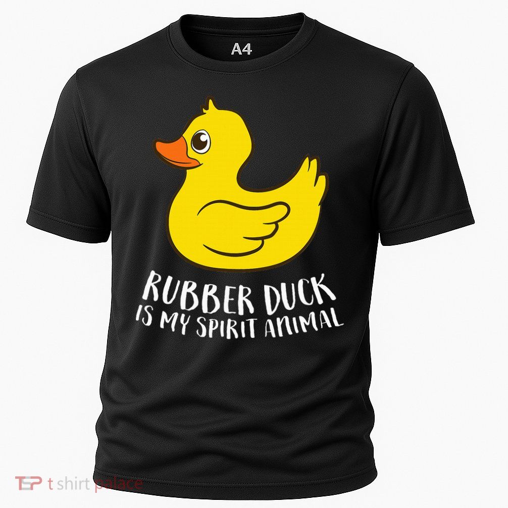 Funny Rubber Duck Spirit Animal Cooling Performance Crew T-Shirt