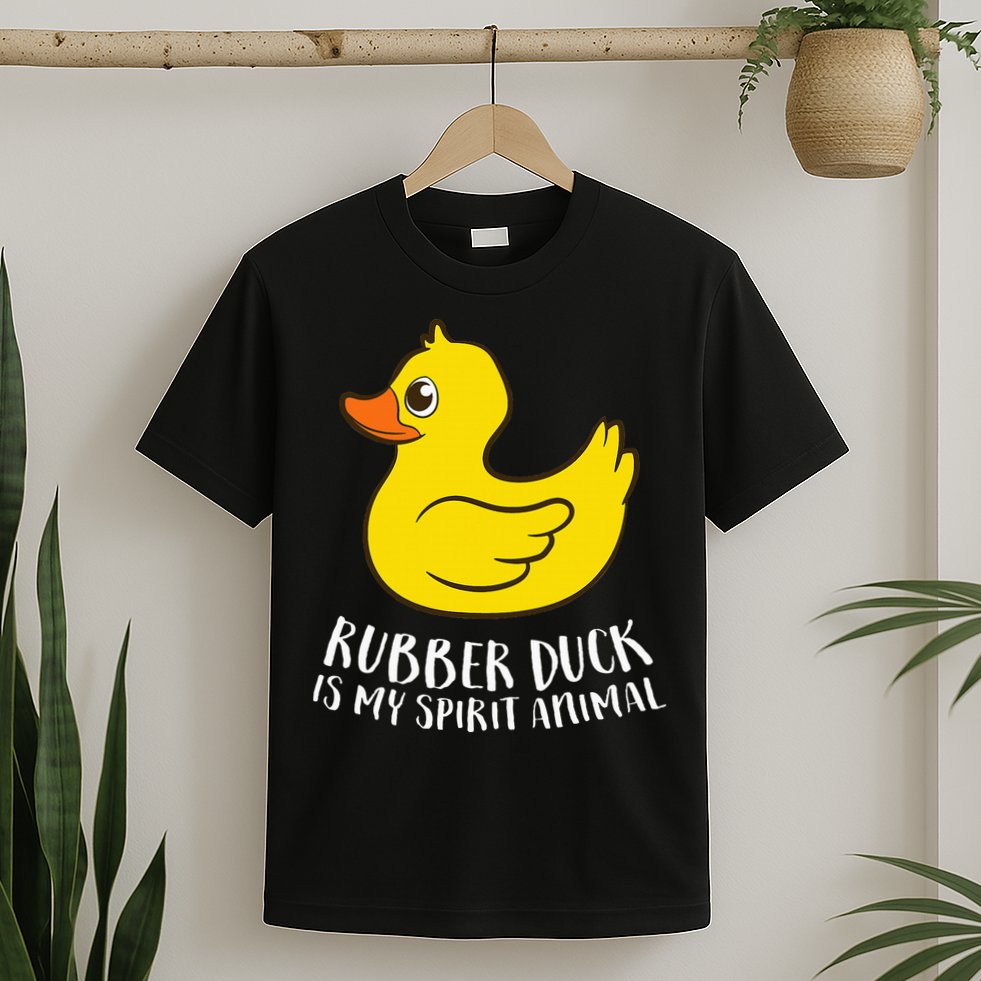 Funny Rubber Duck Spirit Animal T-Shirt