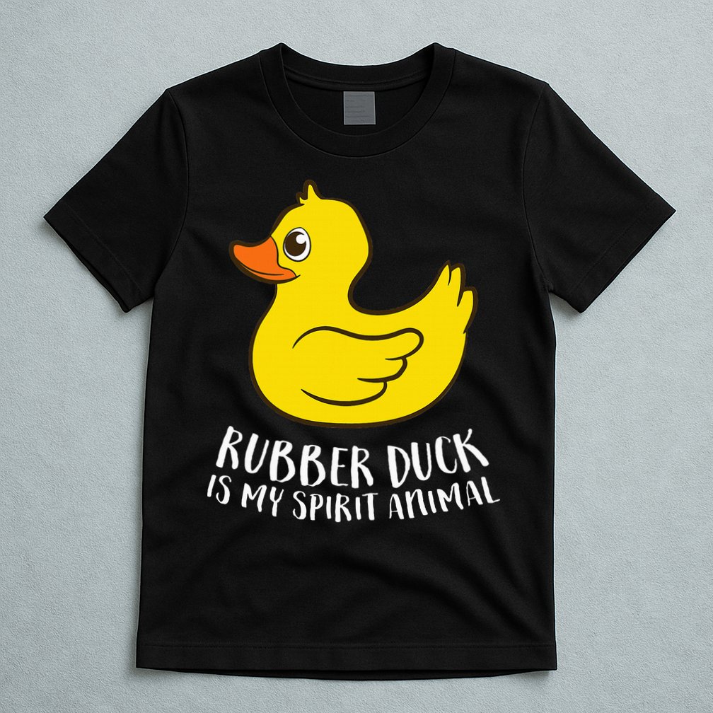 Funny Rubber Duck Spirit Animal T-Shirt