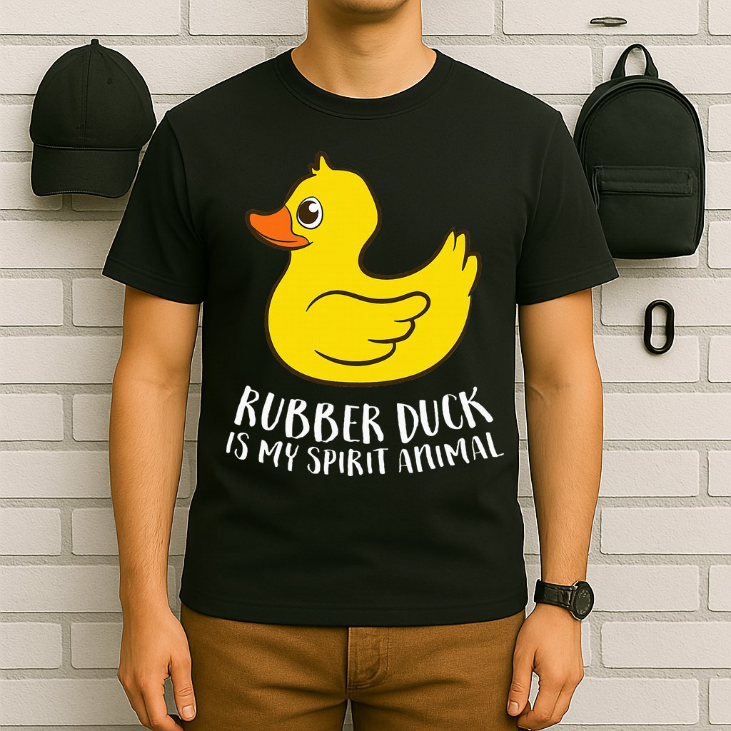 Funny Rubber Duck Spirit Animal T-Shirt
