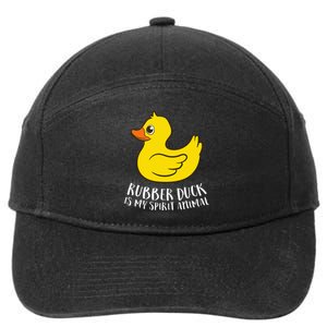 Funny Rubber Duck Spirit Animal 7-Panel Snapback Hat