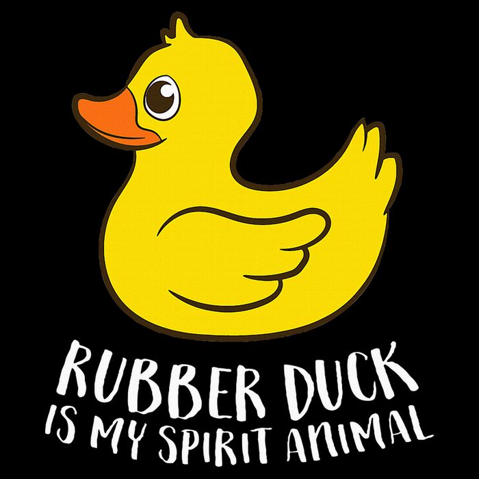 Funny Rubber Duck Spirit Animal 16 in Basic Backpack