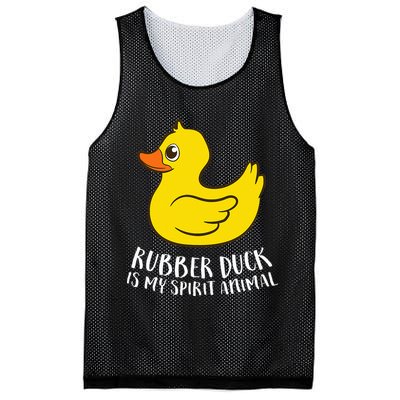 Funny Rubber Duck Spirit Animal Mesh Reversible Basketball Jersey Tank