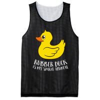 Funny Rubber Duck Spirit Animal Mesh Reversible Basketball Jersey Tank