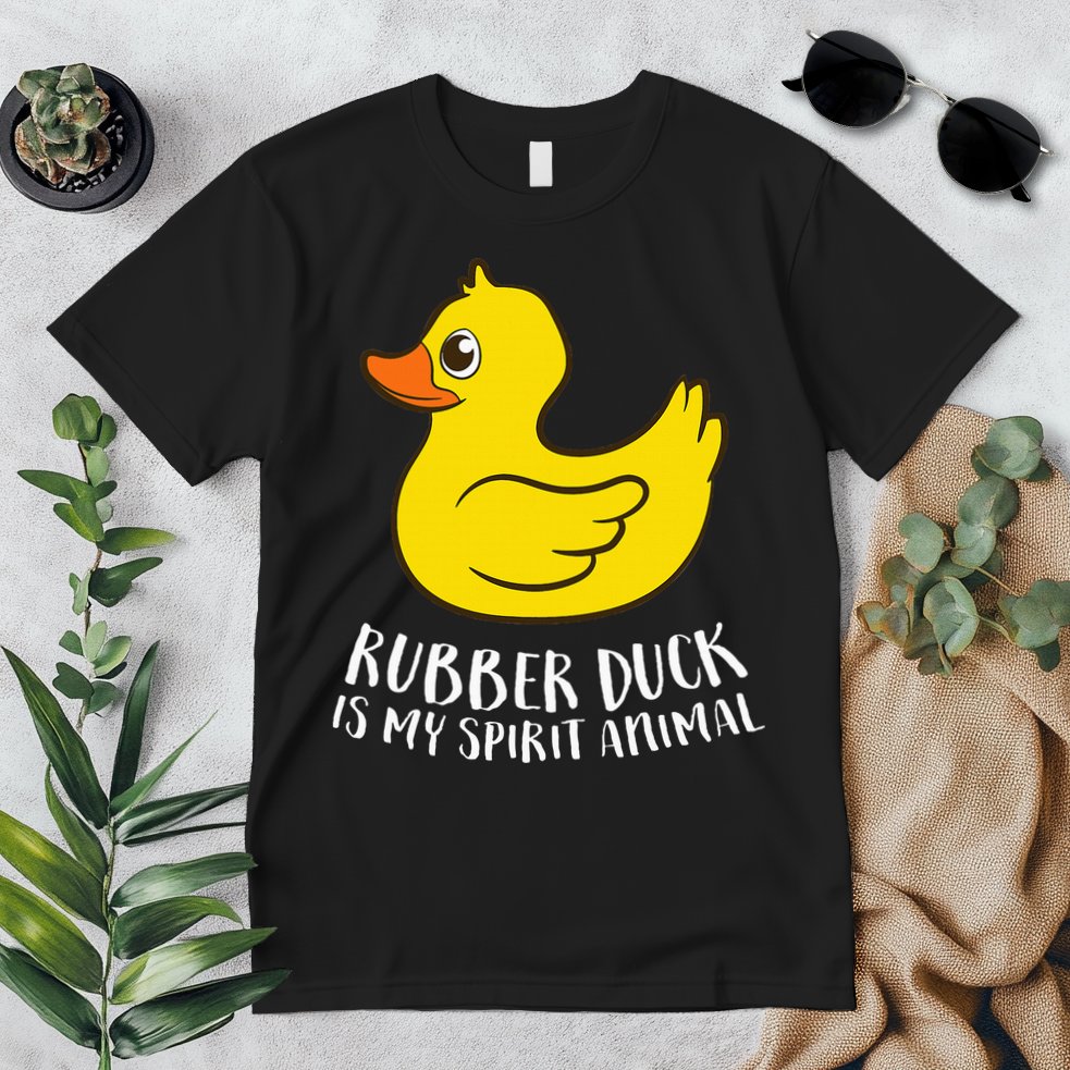 Funny Rubber Duck Spirit Animal Premium T-Shirt