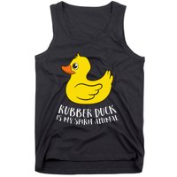 Funny Rubber Duck Spirit Animal Tank Top