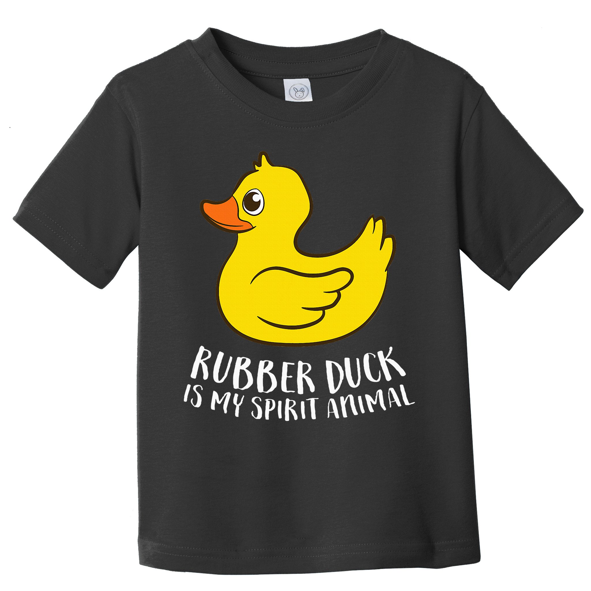 Funny Rubber Duck Spirit Animal Toddler T-Shirt