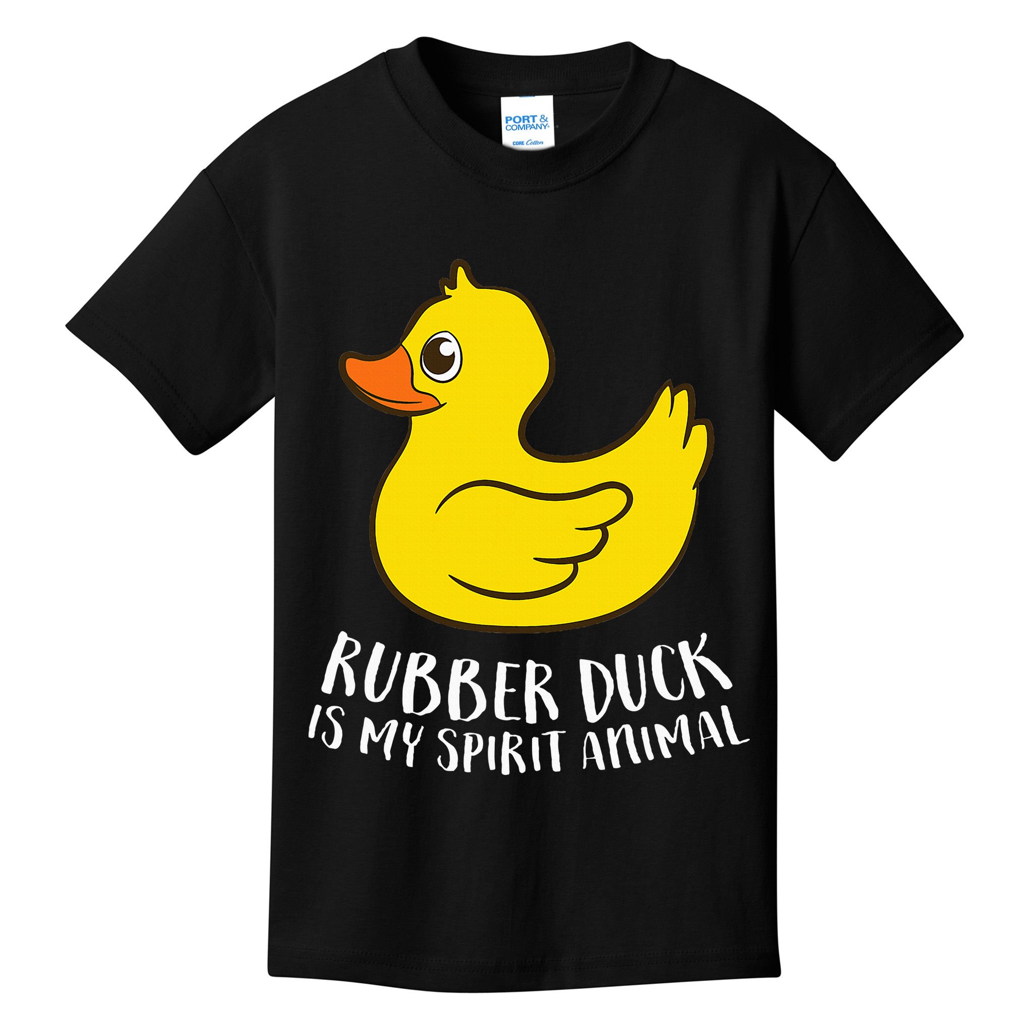 Funny Rubber Duck Spirit Animal Kids T-Shirt