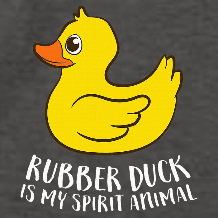 Funny Rubber Duck Spirit Animal Vector Backpack