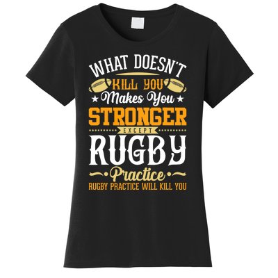 Funny Rugby Design Women's T-Shirt