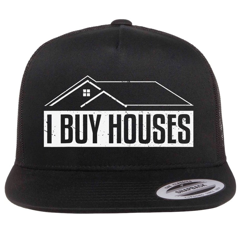 Funny Real Estate Investor Art For Women Rental Property Gift Flat Bill Trucker Hat