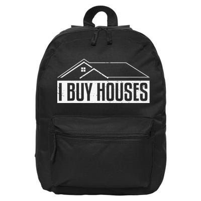 Funny Real Estate Investor Art For Women Rental Property Gift 16 in Basic Backpack