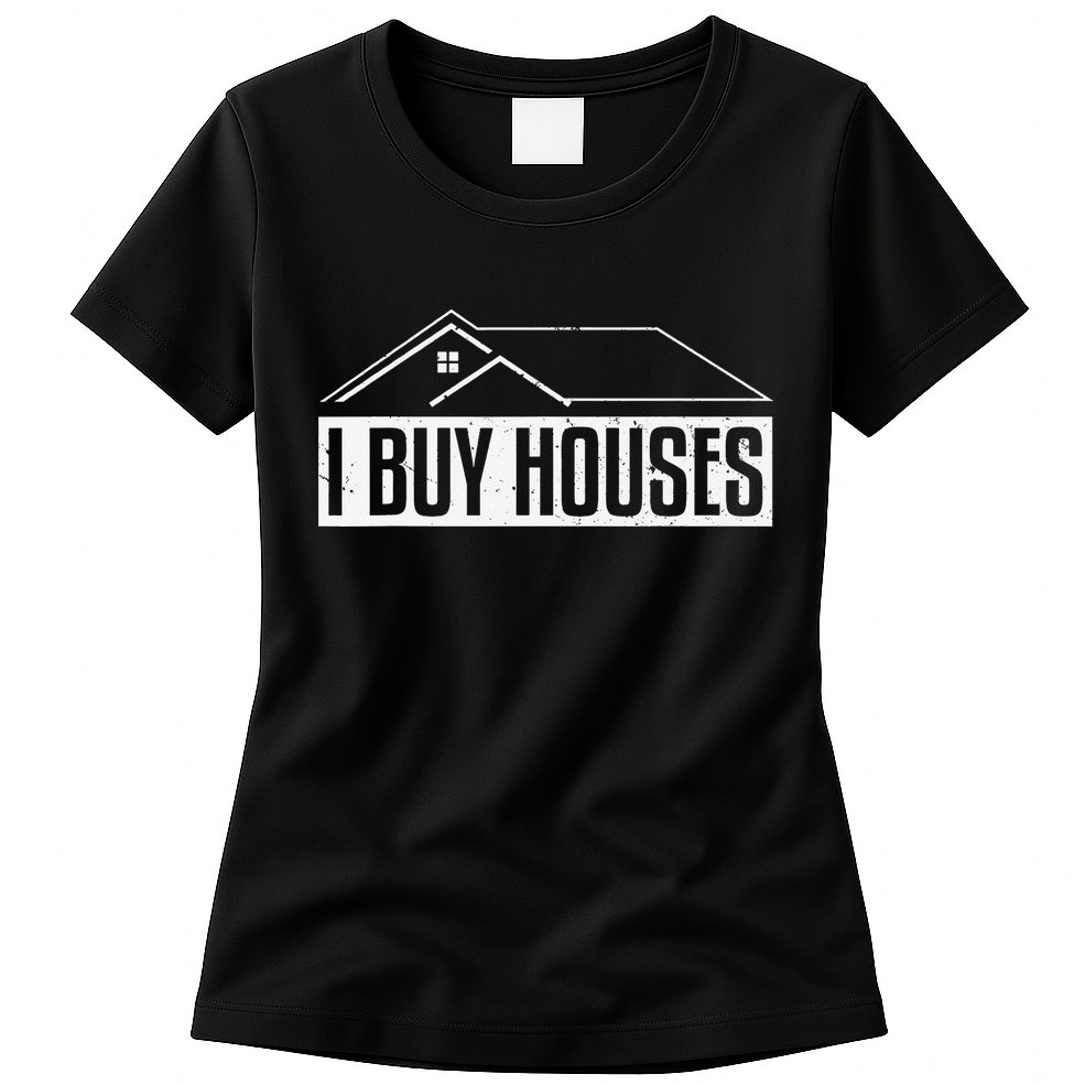 Funny Real Estate Investor Art For Women Rental Property Gift Womens T-Shirt