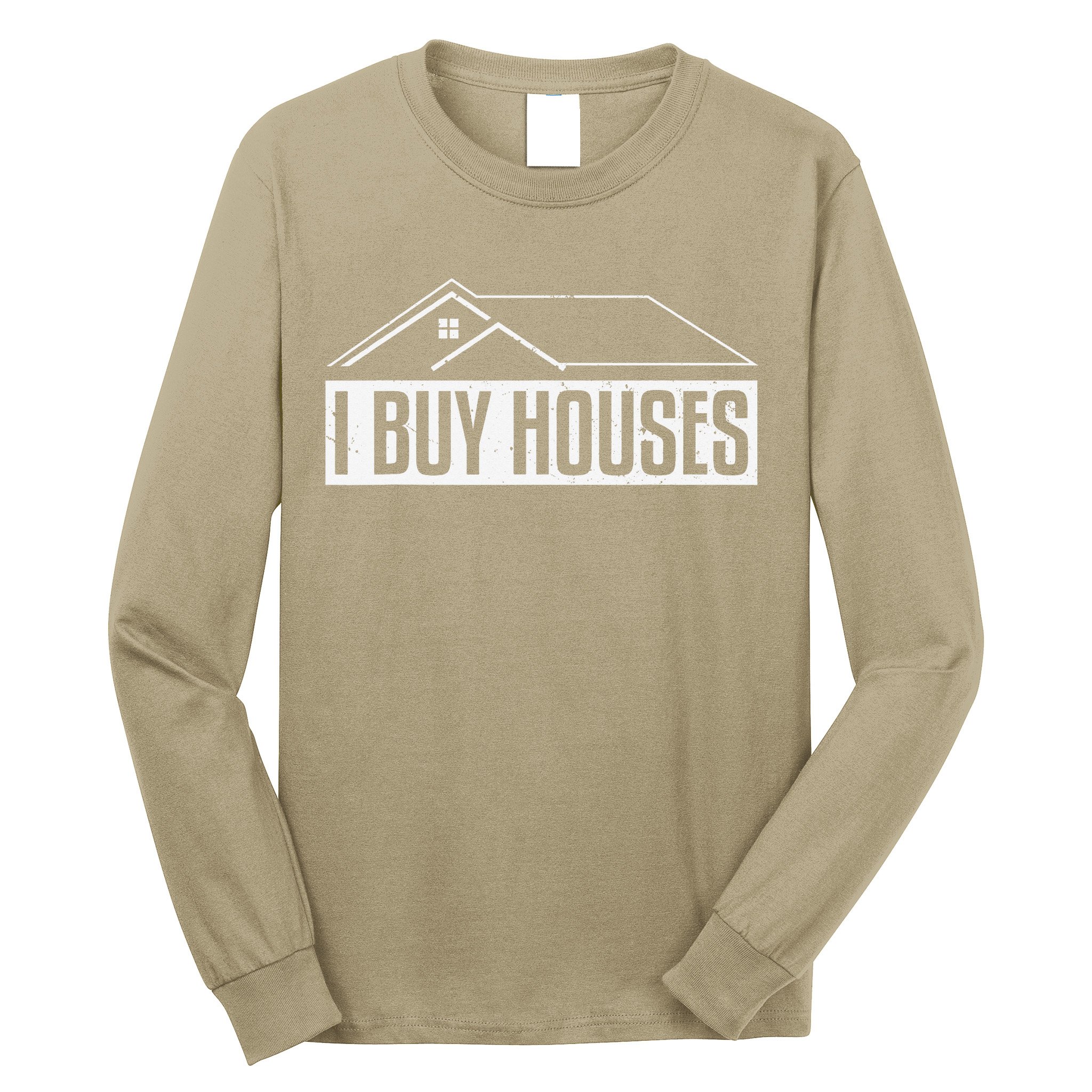 Funny Real Estate Investor Art For Women Rental Property Gift Long Sleeve Shirt