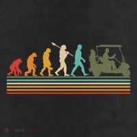 Funny Retro Evolution Of A Golfer Beanie