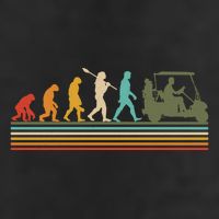 Funny Retro Evolution Of A Golfer Trucker Hat
