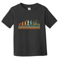 Funny Retro Evolution Of A Golfer Toddler T-Shirt