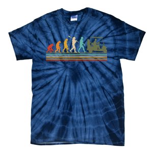 Funny Retro Evolution Of A Golfer Tie-Dye T-Shirt