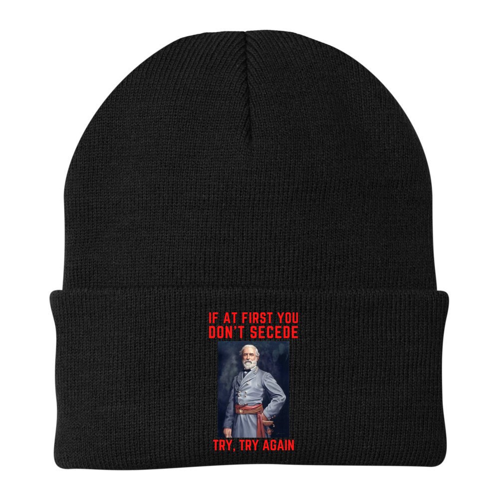 Funny Robert E. Lee Secede Civil War Secession Beanie