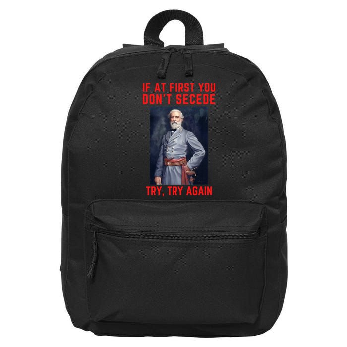 Funny Robert E. Lee Secede Civil War Secession 16 in Basic Backpack